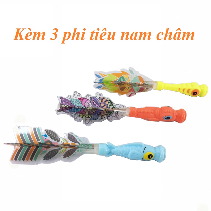 Bộ đồ chơi phi tiêu nam châm XYWIN Cá mập cho bé