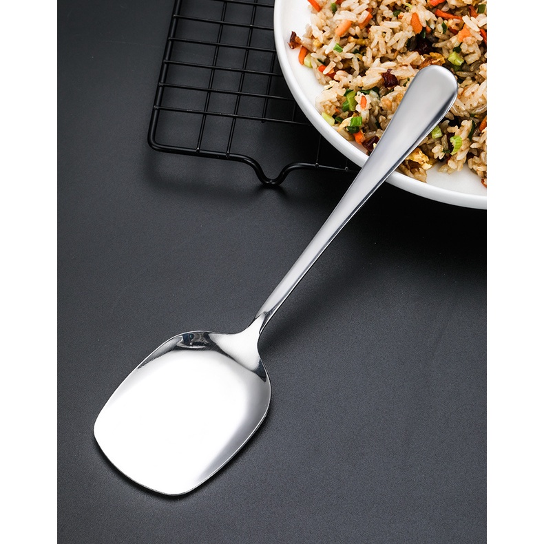 Muỗng Tự Phục Vụ Bằng Thép Không Gỉ Cao Cấp