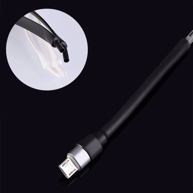 Bộ 10 Tuýp Keo Co Nhiệt Sửa Chữa Dây Cáp Sạc Điện Thoại Di Động 3: 1 Cho Android Và Iphone
