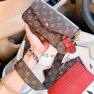 Túi lv feliece 3in1 mickey fullbox nguyên seal
