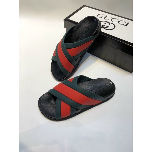 Dép nam , Dép quoai chéo Gucci thời trang