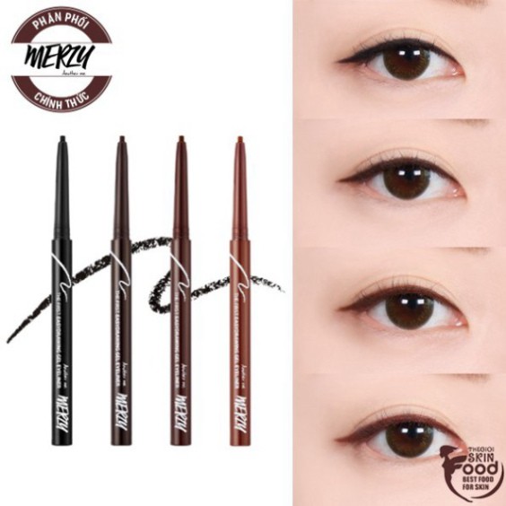 Chì Kẻ Mắt Chống Trôi Merzy Easydrawing Gel Eyeliner 0.14g R8