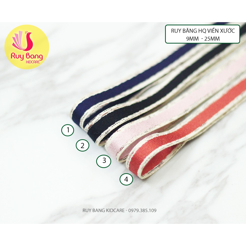 Ruy băng HQ viền xước