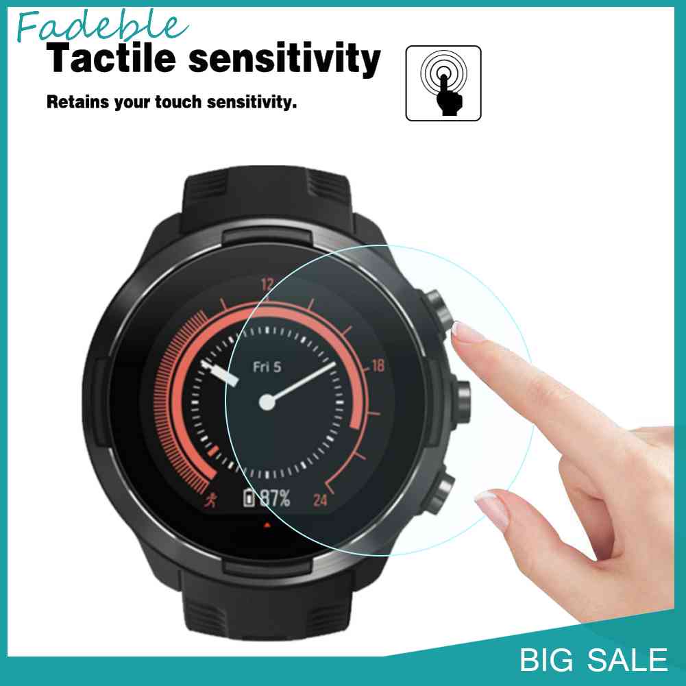 Set 2 Kính Cường Lực Cao Cấp Bảo Vệ Màn Hình Đồng Hồ Suunto 9 / Suunto 9 Baro