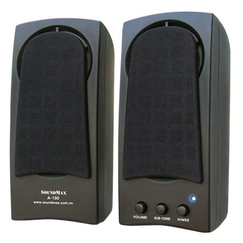Loa máy tính Soundmax A150 (Đen) A140 (Bạc)