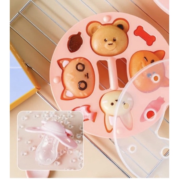 Khuôn hấp kèm nắp làm bánh, pudding, rau câu, đậu hũ non cho bé ăn dặm