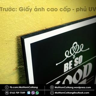 Tranh gỗ trang trí BE KIND