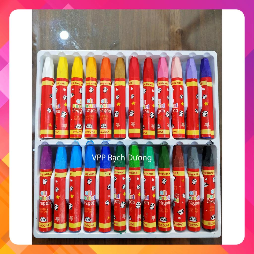 Sáp dầu Oil Pastel Stacom 24 màu OP224 - hộp