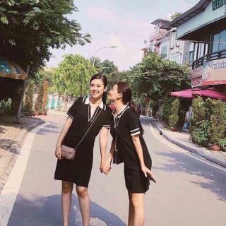Đầm đen topshop