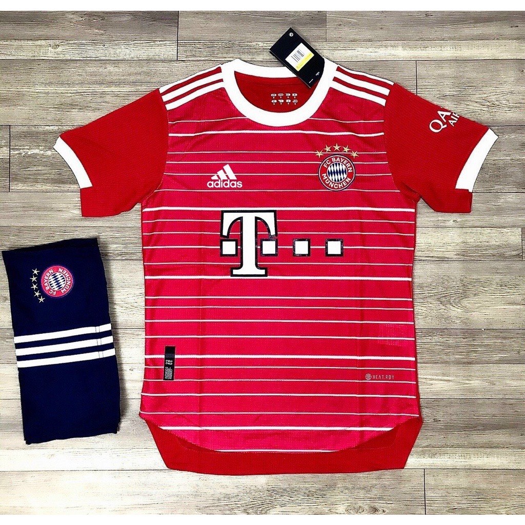 Áo Bóng Đá CLB Bayern Munich, Áo Đá Banh Bayern Mới Nhất 22/23 - Chuẩn Mẫu Thi Đấu - Vải Polyester Thái Gai Lưới