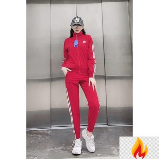 Set bộ thể thao gió Adidas BLACKPINK 3 sọc logo thêu mã M343788 -k8{_
