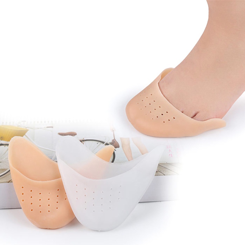 1 Cặp Miếng Đệm Ngón Chân Bằng Silicon Mềm Cho Múa Ba Lê