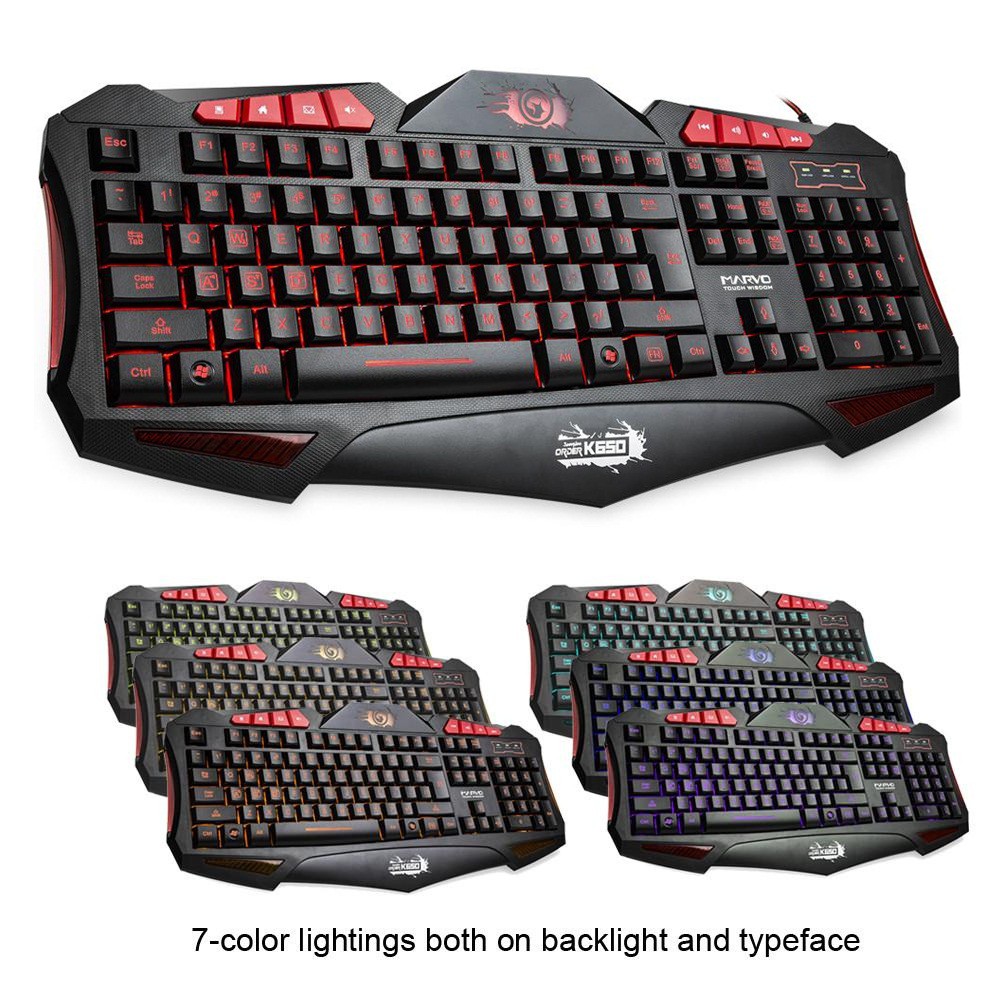 Bàn phím Led Marvo K650
