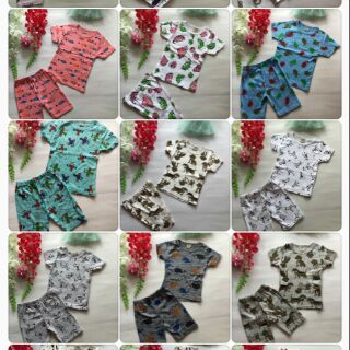 Combo 10 bộ thun có tay bé trai & gái xinh xắn