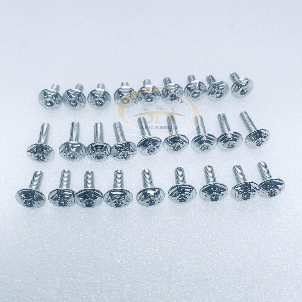 Ốc SALAYA 5li15 5li20 nhuyễn dù nhỏ gắn dàn áo chuẩn inox 304