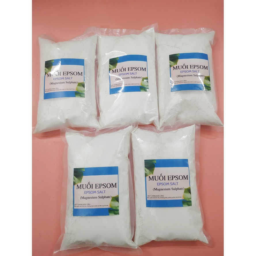 [SRMAR4574-Giảm 50% tối đa 20K đơn từ 0Đ]Muối Epsom ✔️ Epsom Salt ✔️ 1kg&lt;MgSO4&gt;