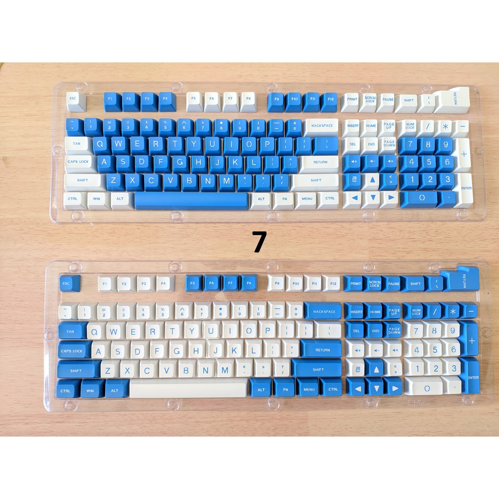 Set Keycap profile SA nút bàn phím cơ nhiều phối màu