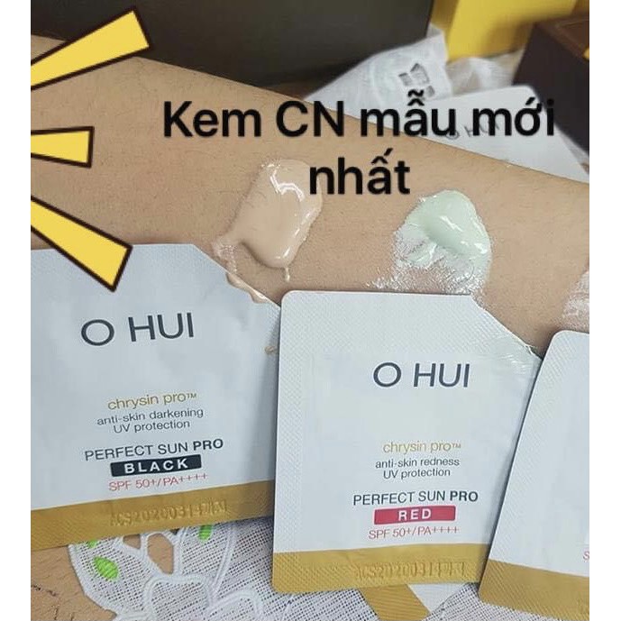 Gói kem chống nắng OHUI Day Shield Perfect Sun Black 1ml | BigBuy360 - bigbuy360.vn