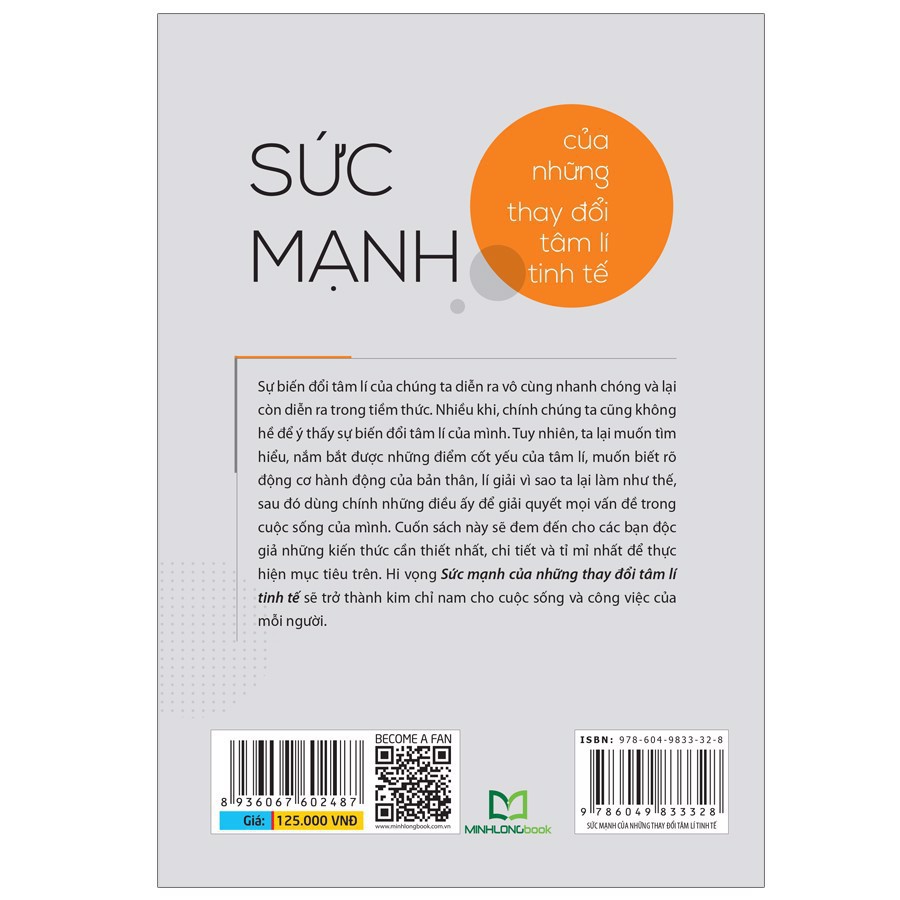 Sách Sức Mạnh Của Những Thay Đổi Tâm Lí Tinh Tế