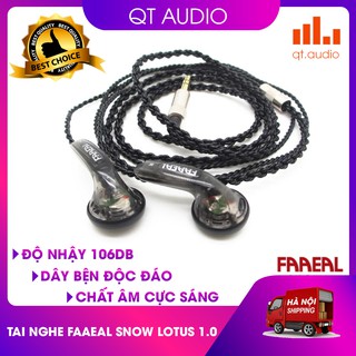 Tai nghe FAAEAL Snow lotus 1.0 chất âm sáng và hay vượt tầm giá
