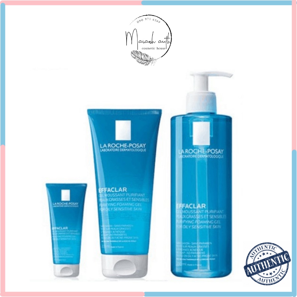 Sữa rửa mặt La Roche-Posay Effaclar Foaming Gel - La roche posay dành cho da dầu mụn
