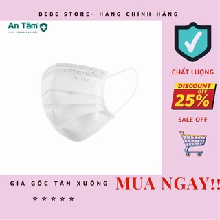 Combo 3 hộp khẩu trang y tế 4 lớp chính hãng an tâm giấy