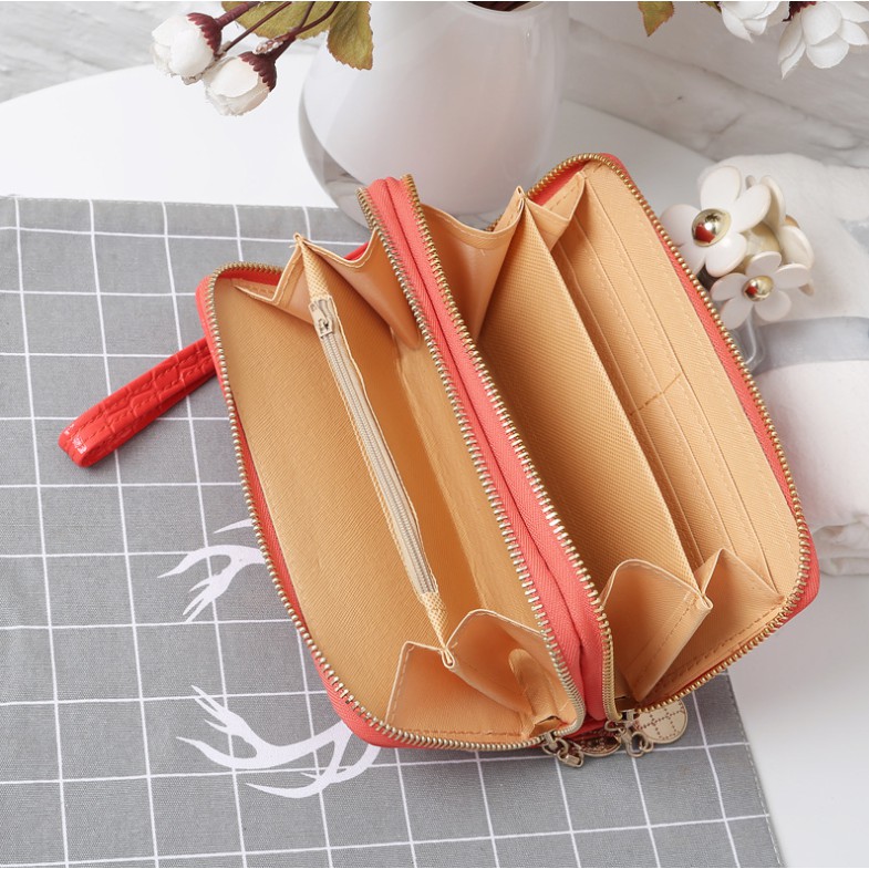 Ví bóp nữ dài cầm tay thời trang veluci