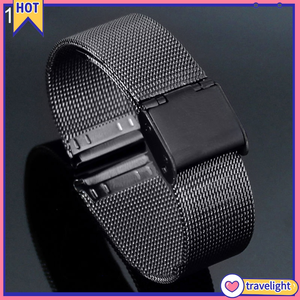 [Travelight] Dây Đeo Thay Thế Bằng Thép Không Gỉ Cao Cấp Cho Đồng Hồ K3 18mm - 24mm