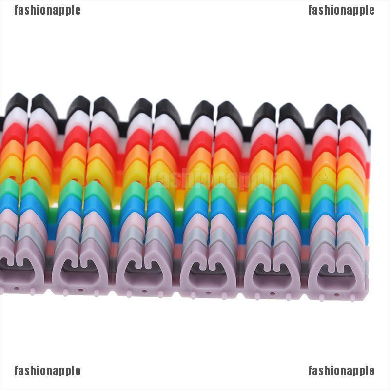 Bộ 100 Nhãn Đánh Dấu RJ45 CAT5 / CAT6 Chống Thấm Nước