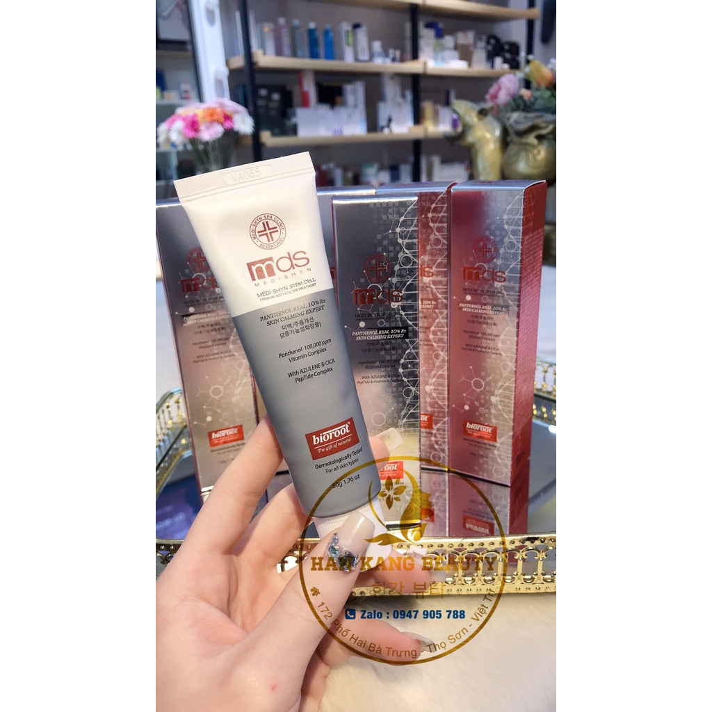 Kem vitamin K Medi Shyn Stem Cell Premium Aesthetic Spa Treatment phục hồi chuyên sâu, khoẻ lớp biểu bì da