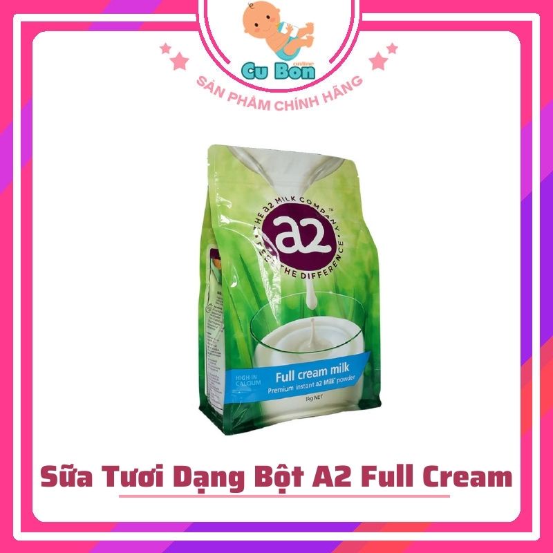 Sữa Tươi Dạng Bột A2 Full Cream Milk (1kg) Nguyên Kem - Úc