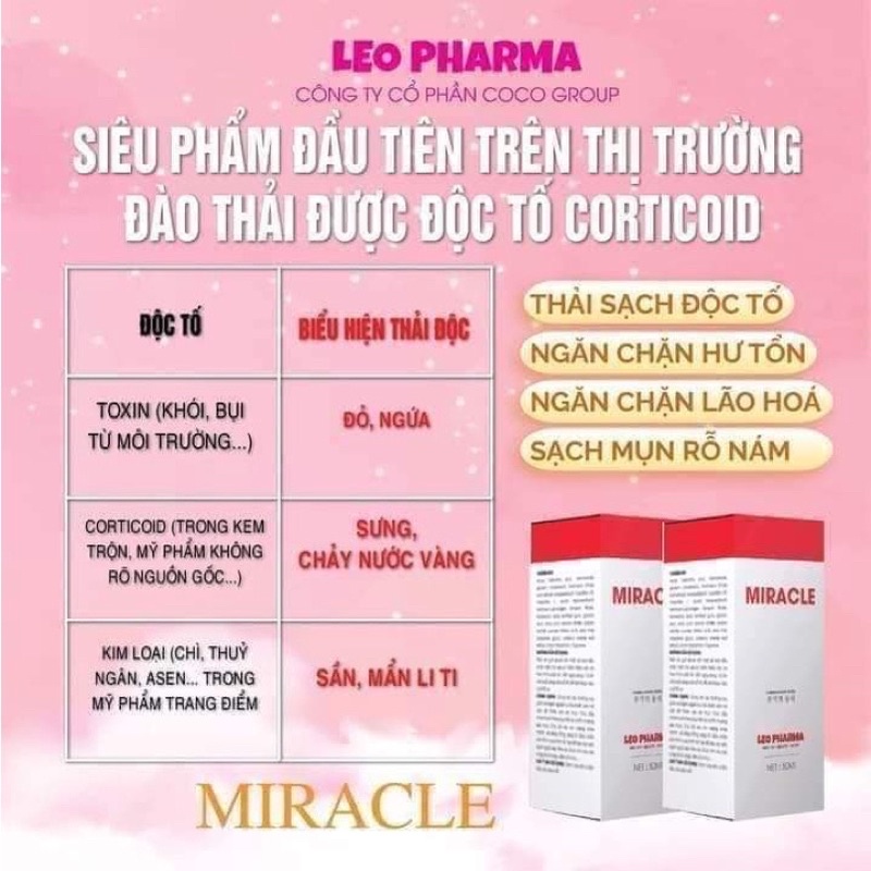 Serum Tái Tạo Da MIRACLE 🥰
