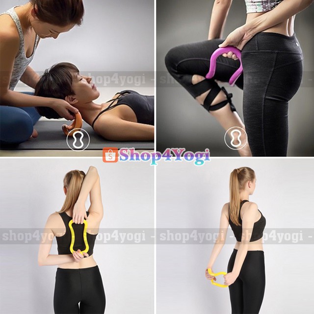 Vòng Myring Hỗ Trợ Tập Yoga, Massage, Loại Không Gai, Chất Liệu ABS Cao Cấp