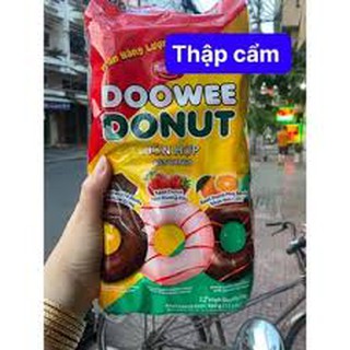 BỊCH 12 GÓI Bánh Donut MIX VỊ 30g (Doowee Donut) - Rebisco