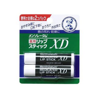 Son dưỡng môi chống khô nứt nẻ omi menturm 4.0g x 2 hàng nội địa nhật bản