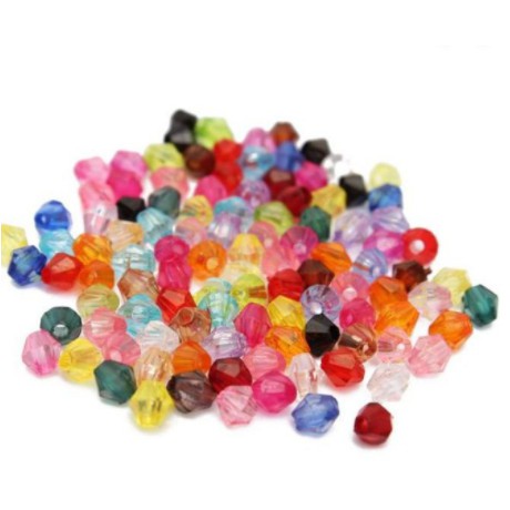 Gói 10-25-50gam hạt chóp nón nhiều màu 4x5mm