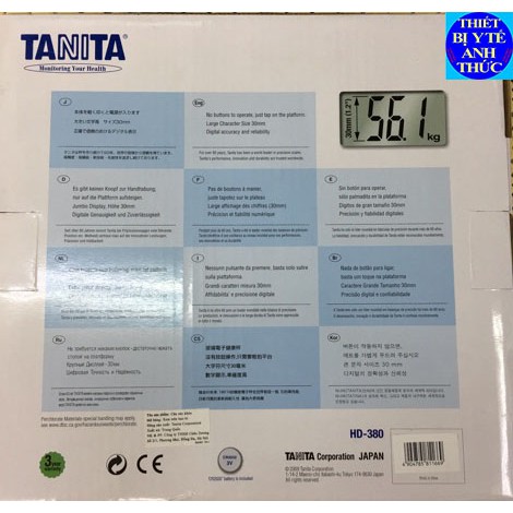 Cân sức khỏe điện tử Tanita Nhật Bản HD 380