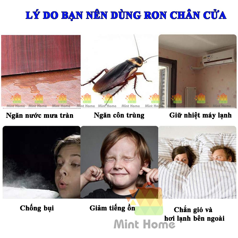 1 MÉT Ron cao su dán chặn khe cửa đa năng, gioăng đệm chắn chân cửa chống bụi, giảm tiếng ồn, ngăn côn trùng keo 3M