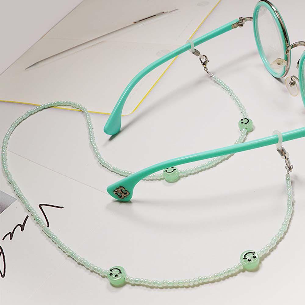 Dây Đeo Mắt Kính Chống Thất Lạc Bằng Acrylic Màu Kẹo Họa Tiết Hoạt Hình Dễ Thương Cho Nữ