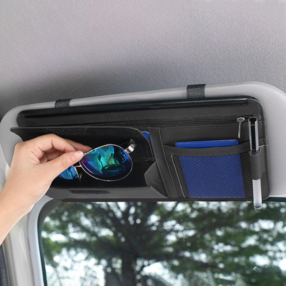 MYRONGVN Túi Đựng Thẻ Kẹp Tấm Che Nắng Đa Năng Sắp Xếp Gọn Gàng