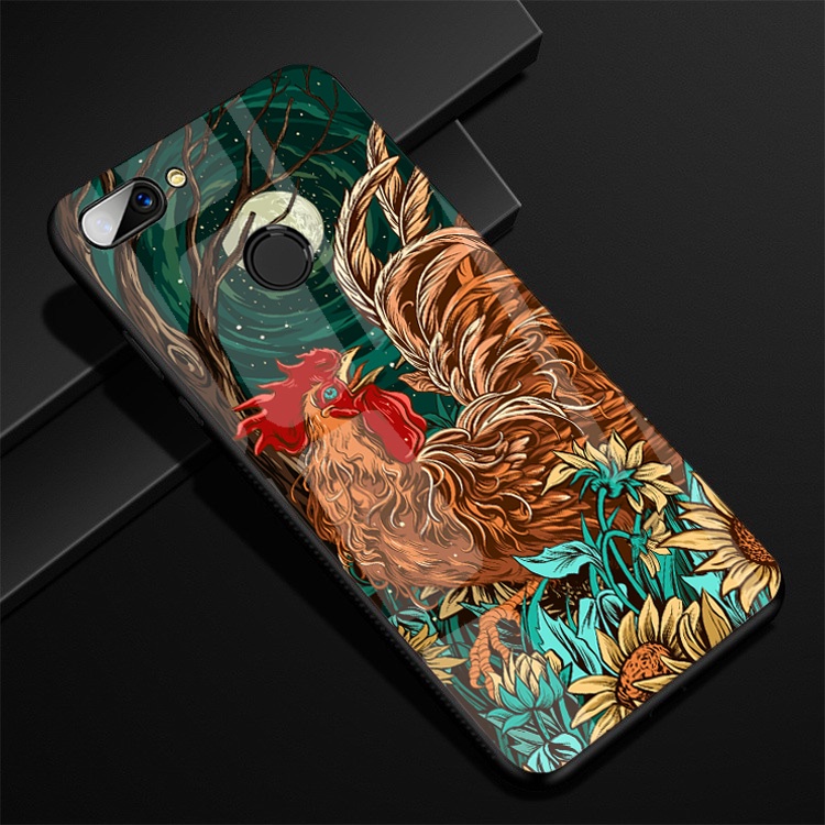 Ốp Lưng XIAOMI MI 8 LITE mặt kính cường lực cao cấp thiết kế Độc Quyền