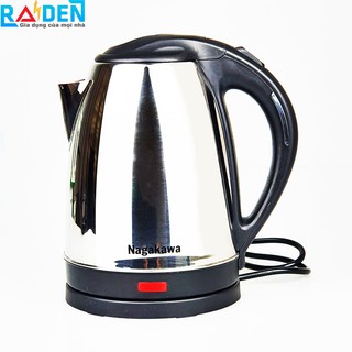 Ấm siêu tốc inox dung tích 1.8L Nagakawa NAG0306