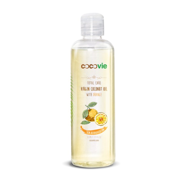 DẦU DỪA DƯỠNG THỂ HƯƠNG CAM HỮU CƠ COCOVIE 100ML