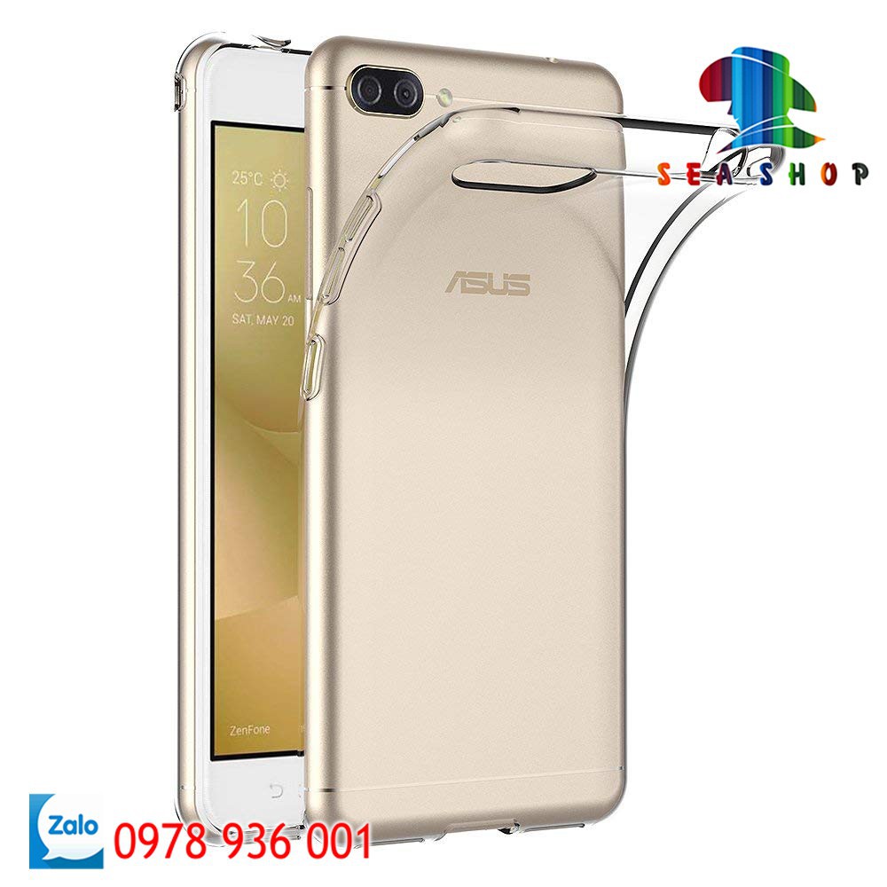 [TẶNG CƯỜNG LỰC] Ốp lưng Asus Zenfone 4 Max 5.2 inch ZC520KL X00HD silicon trong suốt