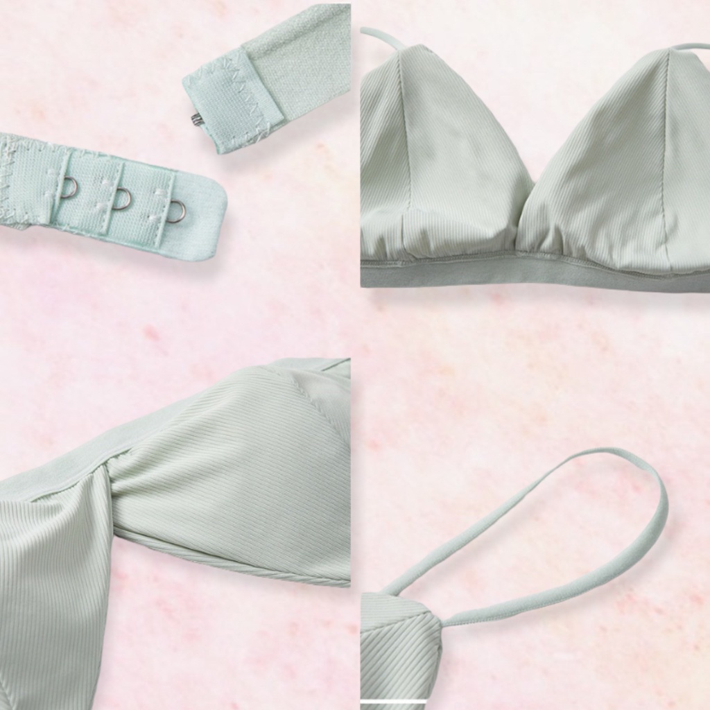 Áo Bra Thun Gân Hở Lưng NANGEVA ms8819