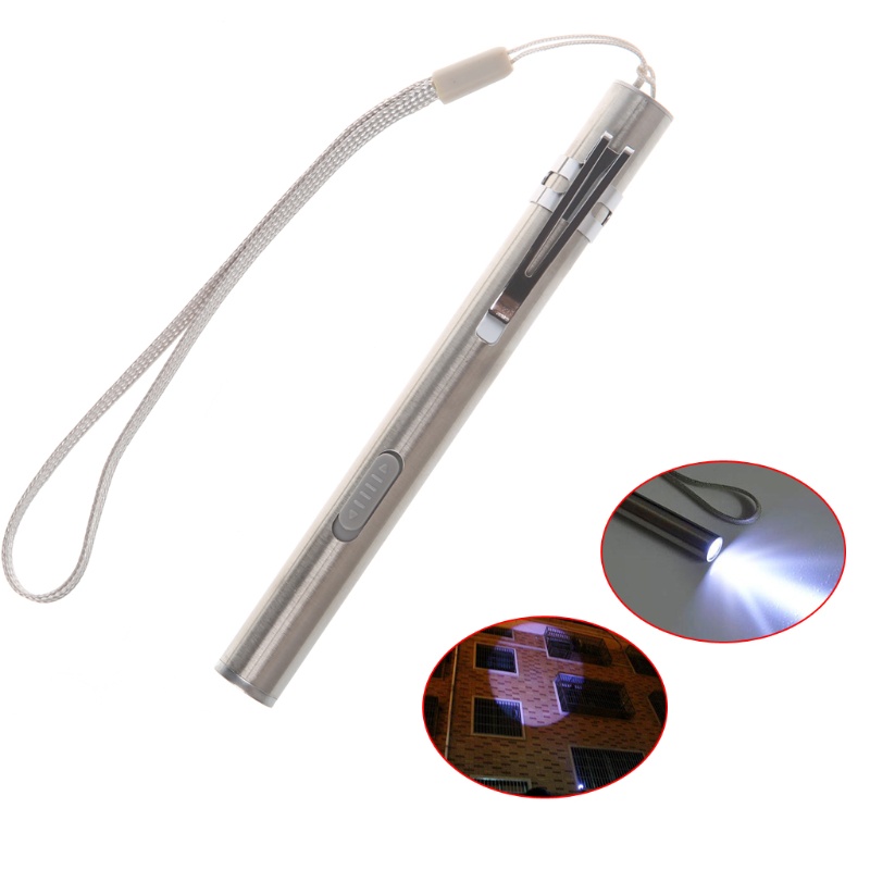 Đèn Pin LED XML 8000LM Dạng Bút Bỏ Túi Có Thể Sạc Lại Bằng Cổng USB