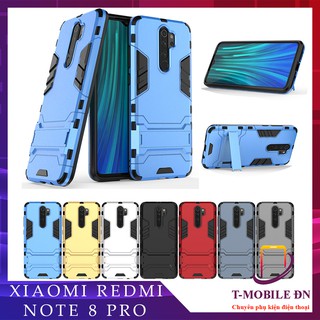 Ốp lưng Xiaomi Redmi Note 8 Pro,🔥Ốp IRON MAN chống sốc kèm chống xem video tiện lợi và bảo vệ Camera Xiaomi Note 8 Pro