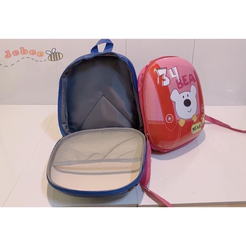 Balo Trẻ Em Bé Trai Bé Gái Nắp Nhựa Hình Thú Chống Nước,Chống Va Đập - Balo Cho Bé Mẫu Giáo Mầm Non