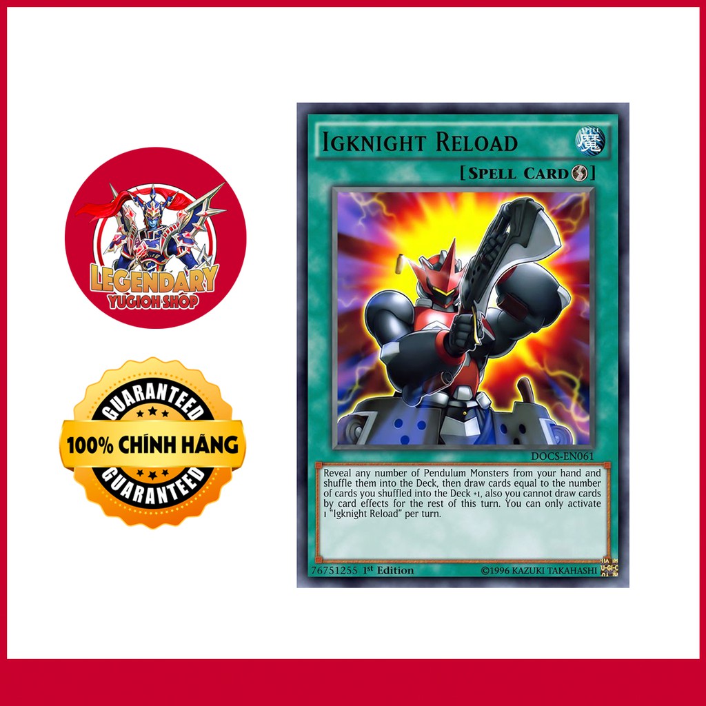 [Thẻ Bài Yugioh Chính Hãng] 'Igknight Reload'