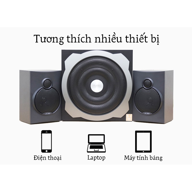 Loa vi tính Fenda A521 - 2.1 cao cấp dùng cho điện thoai, máy tính, laptop - Hàng Chính hãng